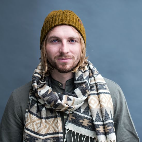 Šála Geometrický pořádek růžový