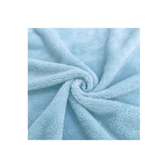 Unisex dlouhý savý župan se šálovým límcem TAMPA ledově modrá