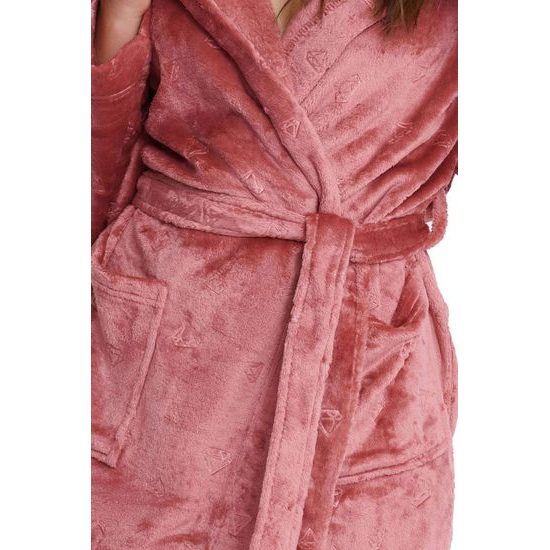 Dámský župan 41066 Glossy pink