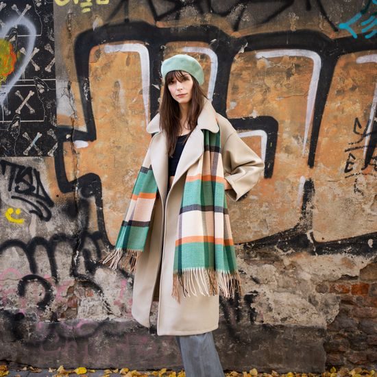 Podzimní elegantní šál