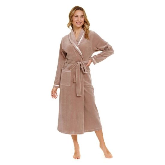 Dámský župan 1078 beige plus