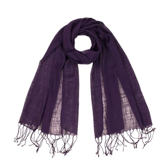 Lehká prodyšná šála - fialová
