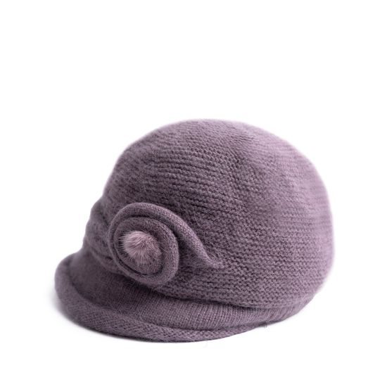 Angorský klobouk - levandulový