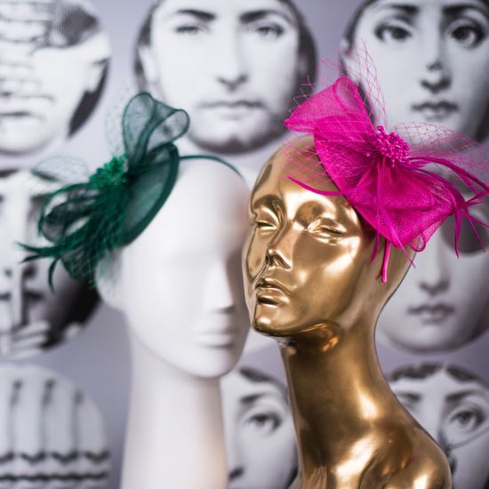 Dámský fascinátor žlutý