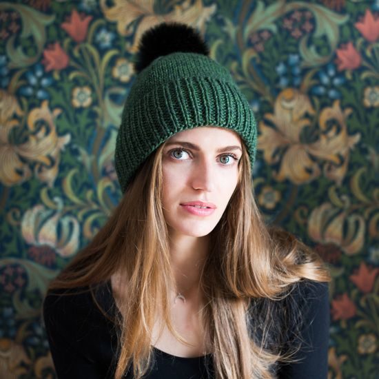 Čepice Okouzlující klasika modrá