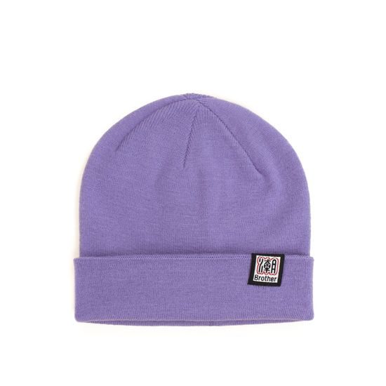 Čepice beanie dvojitá modrá