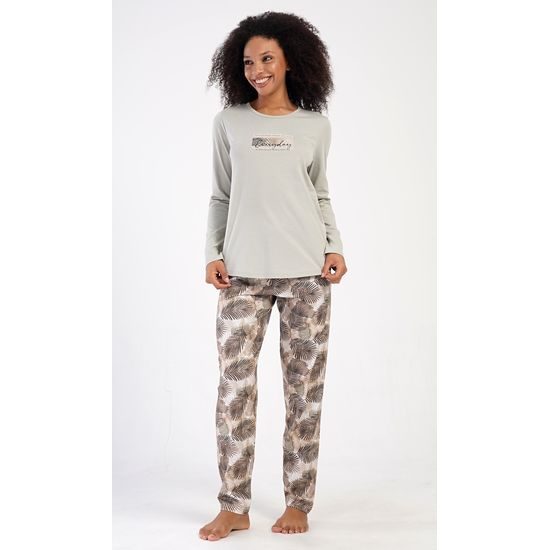 Dámské pyžamo dlouhé Everyday - písková