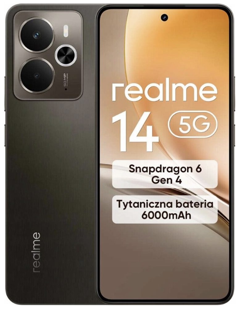 Realme 14 5G 12GB/256GB Storm Titanium