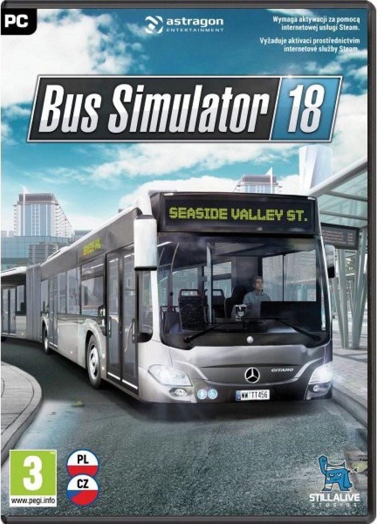 GSM-Market.cz - Bus Simulator 2018 - COMGAD - Hry pro PC - Herní konzole a  hry, Počítače a doplňky - Levné mobily