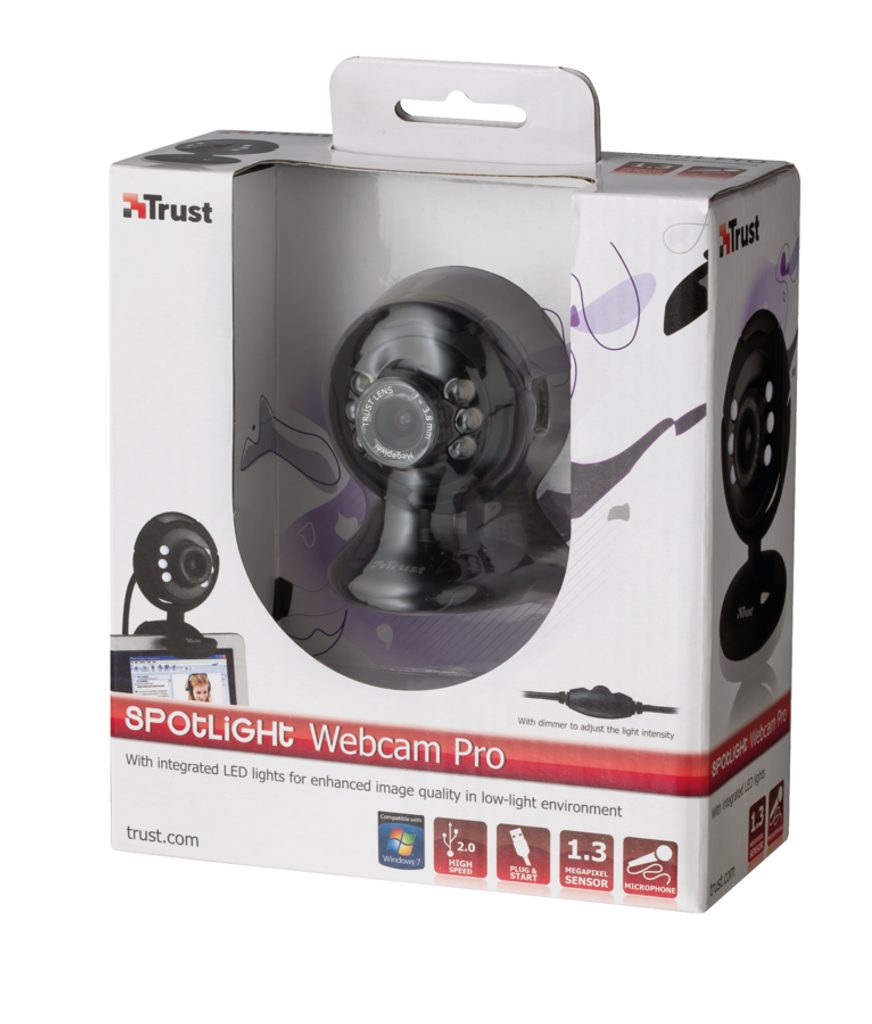 GSM-Market.cz - webkamera TRUST SpotLight Webcam Pro - TRUST - Webové  kamery - Multimédia, audio, Počítače a doplňky - Levné mobily