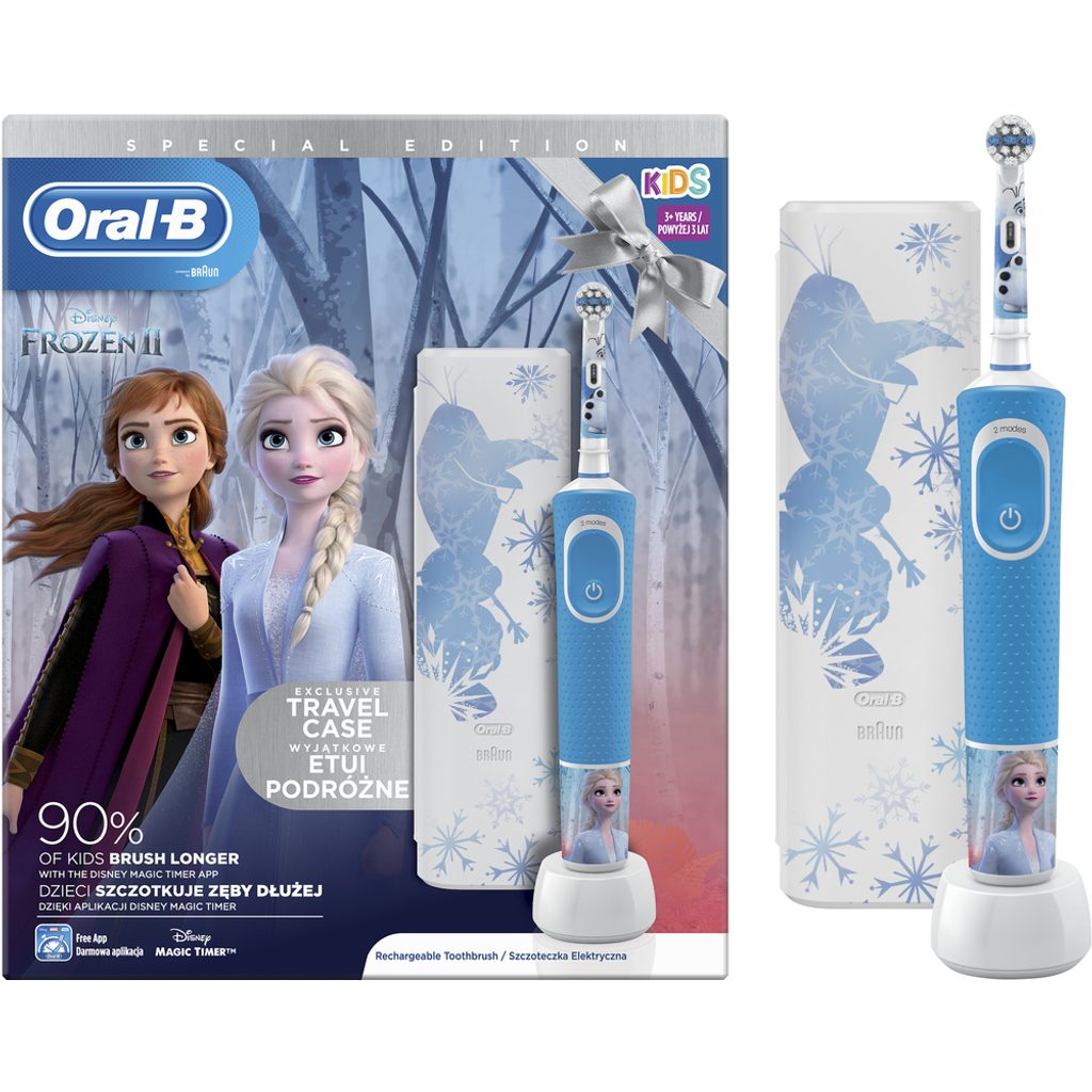 GSM-Market.cz - Oral-B Vitallity Kids Frozen 2 + pouzdro - elektrický zubní  kartáček - Oral b - Elektrické zubní kartáčky - Zubní kartáčky, Péče o  tělo, Malé spotřebiče - Levné mobily