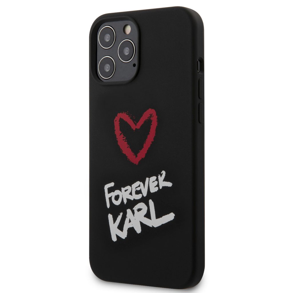 GSM-Market.cz - KLHCP12LSILKRBK Karl Lagerfeld Forever Silikonový Kryt pro  iPhone 12 Pro Max Black - Karl Lagerfeld - Silikonová pouzdra a zadní kryty  - Pouzdra a kryty, Příslušenství mobily, Mobily, tablety - Levné mobily