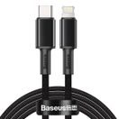 BASEUS  HIGH DENSITY PD USB-C - LIGHTNING 2,0 M 20W BLACK