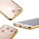 TPU POUZDRO FLOWER HUAWEI Y6 2019 GOLD