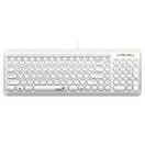 GENIUS KLÁVESNICE SLIMSTAR Q200 WHITE