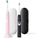 PHILIPS SONICARE PROTECTIVECLEAN BLACK AND PINK 1+1 HX6800/35