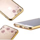 TPU POUZDRO FLOWER IPHONE 6 GOLD