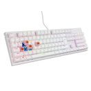 GENESIS HERNÍ MECHANICKÁ KLÁVESNICE THOR 303/RGB/OUTEMU PEACH SILENT/DRÁTOVÁ USB/US LAYOUT/BÍLÁ