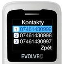EVOLVEO EASYPHONE ID, MOBILNÍ TELEFON PRO SENIORY, BÍLÁ