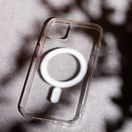 CU-BE CONNECT POUZDRO IPHONE 15 TRANSPARENT (S PODPOROU BEZDRÁTOVÉHO NABÍJENÍ)