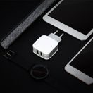 BASEUS CESTOVNÍ NABÍJEČKA 3V1 MICROUSB + LIGHTNING + USB TYPE-C (TZCL-D92) WHITE/RED