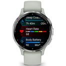 GARMIN VENU 3S SILVER/SAGE GRAY SILICONE BAND