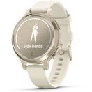 GARMIN LILY 2 ACTIVE - LUNAR GOLD / BONE SILICONE BAND (010-02891-00)
