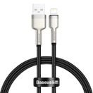 BASEUS  CAFULE METAL USB - LIGHTNING 2,4A 0,25 M BLACK