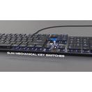 PLOCHÁ MECHANICKÁ KLÁVESNICE GENESIS THOR 420 RGB US, CONTENT SLIM BLUE SWITCH, SOFTWARE