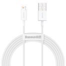 BASEUS  SUPERIOR USB - LIGHTNING 2,0 M 2,4A WHITE
