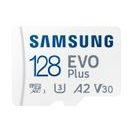 SAMSUNG EVO PLUS/MICRO SDXC/128GB/UHS-I U3 / CLASS 10/+ ADAPTÉR/BÍLÁ