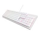 GENESIS HERNÍ MECHANICKÁ KLÁVESNICE THOR 303/RGB/OUTEMU PEACH SILENT/DRÁTOVÁ USB/US LAYOUT/BÍLÁ