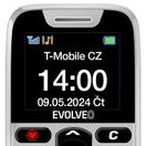 EVOLVEO EASYPHONE, MOBILNÍ TELEFON PRO SENIORY S NABÍJECÍM STOJÁNKEM, BÍLÁ