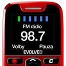 EVOLVEO EASYPHONE, MOBILNÍ TELEFON PRO SENIORY S NABÍJECÍM STOJÁNKEM, ČERVENÁ