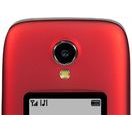 EVOLVEO EASYPHONE FS, VYKLÁPĚCÍ MOBILNÍ TELEFON 2.8" PRO SENIORY S NABÍJECÍM STOJÁNKEM (ČERVENÁ BARV