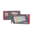 GENESIS MECHANICKÁ KLÁVESNICE THOR 303 TKL, BÍLÁ, US LAYOUT, RGB PODSVÍCENÍ, SOFTWARE, OUTEMU BROWN