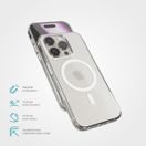 EPICO MAG+ HERO KRYT IPHONE 16 PRO - TRANSPARENTNÍ