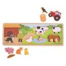 BIGJIGS TOYS MAGNETICKÉ PUZZLE FARMA