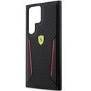 FERRARI POUZDRO SAMSUNG GALAXY S23 HC PU CARBON CONTRAST EDGES