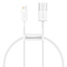 BASEUS  SUPERIOR USB - LIGHTNING 0,25 M 2,4A WHITE