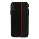 TPU CARBON RALLY POUZDRO PRO HUAWEI P30 BLACK/RED