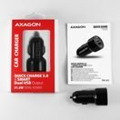 AXAGON PWC-QC5, QUICK A SMART NABÍJEČKA DO AUTA, 2X PORT QC3.0/AFC/FCP + 5V-2.6A, 31.5W