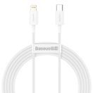 BASEUS  SUPERIOR PD USB-C - LIGHTNING 2,0 M 20W WHITE