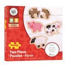 BIGJIGS TOYS EASY PUZZLE ZVÍŘÁTKA Z FARMY