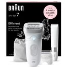 BRAUN SILK·ÉPIL 7 7-441, WHITE/SILVER - EPILÁTOR