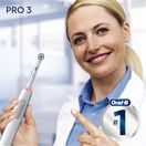 ORAL-B PRO 3 3500 SENSITIVE CLEAN WHITE - ELEKTRICKÝ ZUBNÍ KARTÁČEK