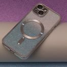 CU-BE GLITTER CHROME MAG POUZDRO IPHONE 14 PRO 6,1" SILVER GRADIENT