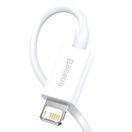 BASEUS  SUPERIOR USB - LIGHTNING 1,0 M 2,4A WHITE