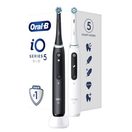 ORAL-B IO SERIES 5 DUO BLACK/WHITE - ELEKTRICKÝ ZUBNÍ KARTÁČEK (2KS)