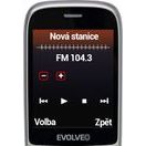 EVOLVEO EASYPHONE FS, VYKLÁPĚCÍ MOBILNÍ TELEFON 2.8" PRO SENIORY S NABÍJECÍM STOJÁNKEM (ČERVENÁ BARV